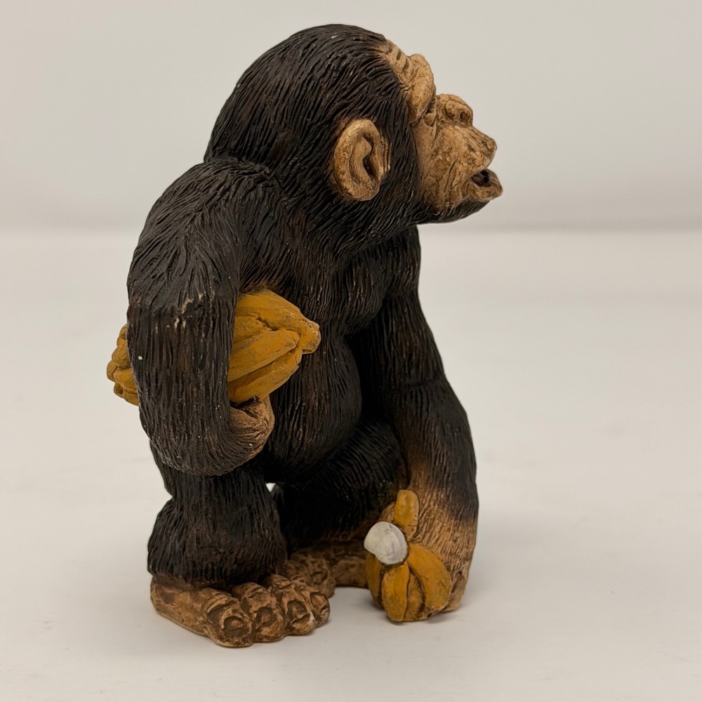 Vintage 1985 Stone Critters‎ Chimpanzee Figurine SC-195 United Design Corp USA - Picture 8 of 16